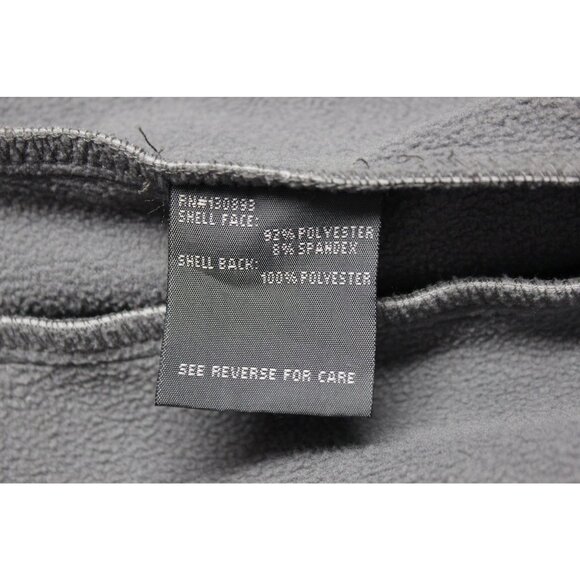 New Balance women's gray fleece lined full zip hooded softshell jacket 1X - Picture 8 of 11